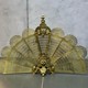 Antique fireplace screen "Fan"