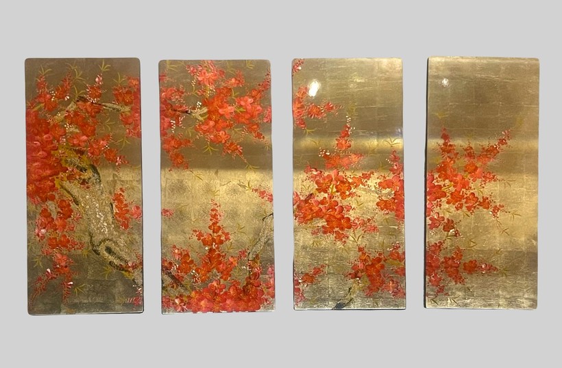 Vintage panel "Sakura"