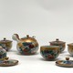 Antique tea set, Kutani