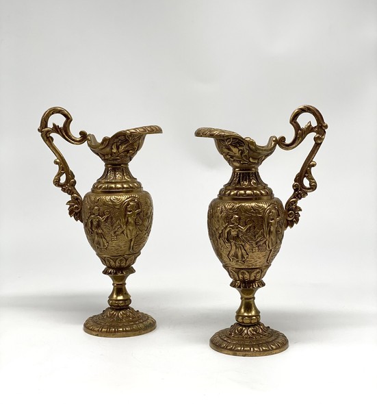 Antique pair jugs