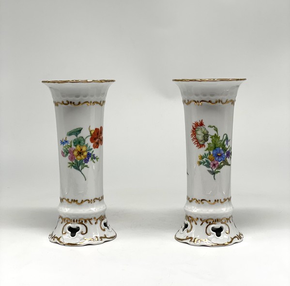 Antique pair vases