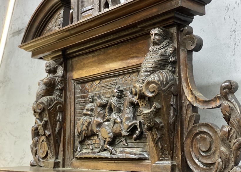 Renaissance antique cabinet