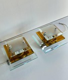 Vintage Pair of Fontana Arte Sconces