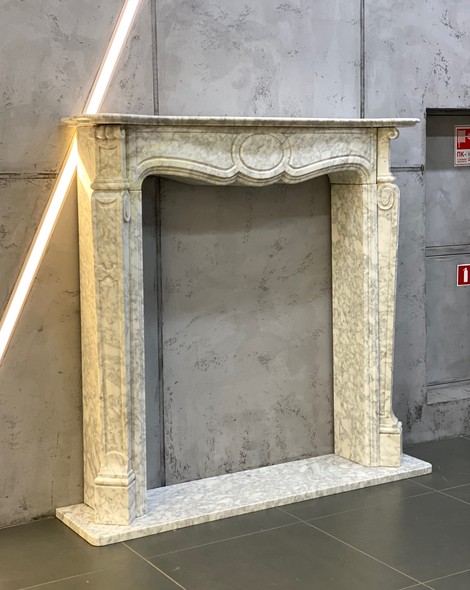 Antique fireplace portal