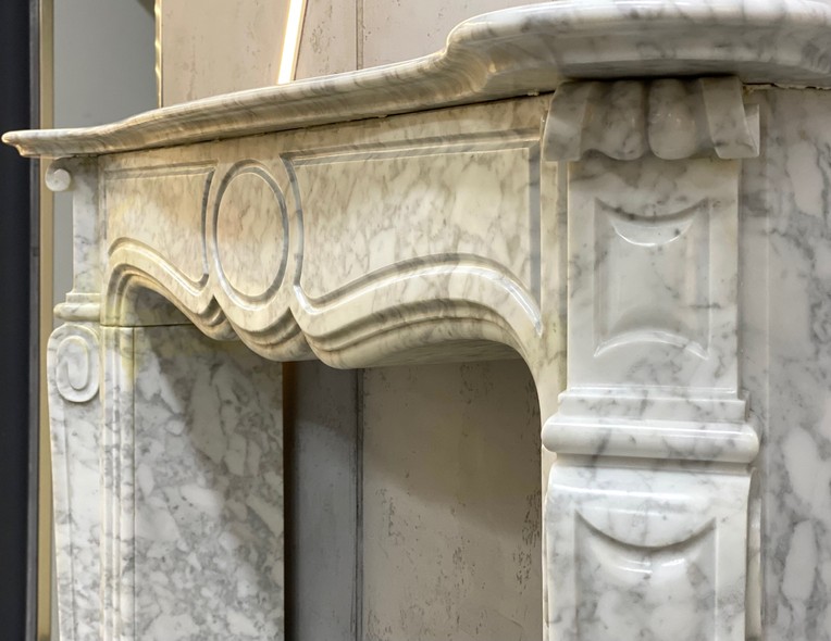 Antique fireplace portal