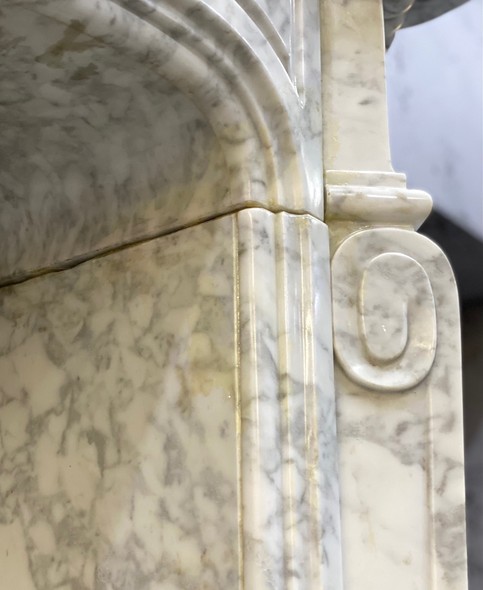 Antique fireplace portal