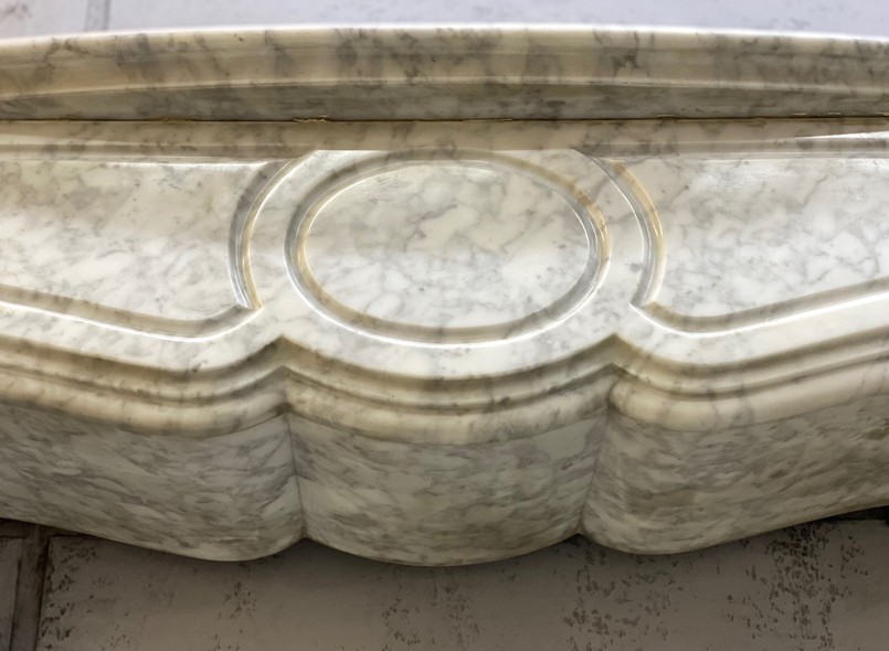 Antique fireplace portal