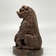 Antique paired sculpture "Dogs Fo"