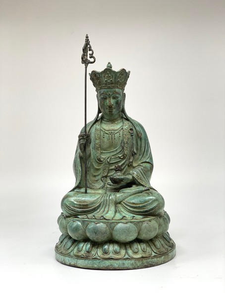 Antique sculpture "Ksitigarbha"