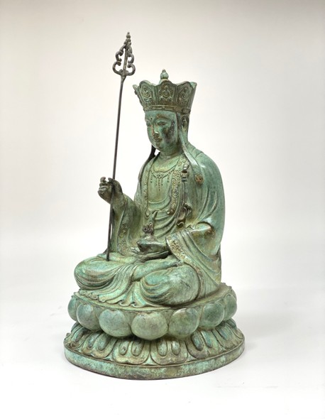 Antique sculpture "Ksitigarbha"