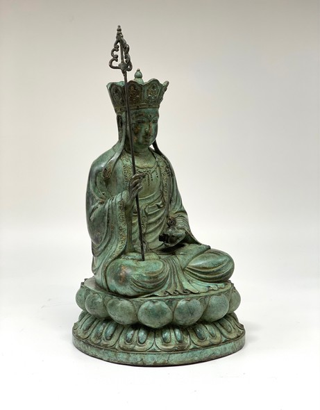 Antique sculpture "Ksitigarbha"