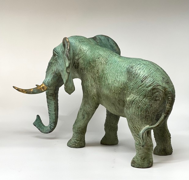 Antique Elephant sculpture