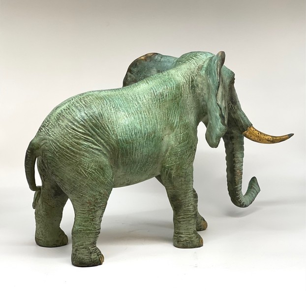 Antique Elephant sculpture
