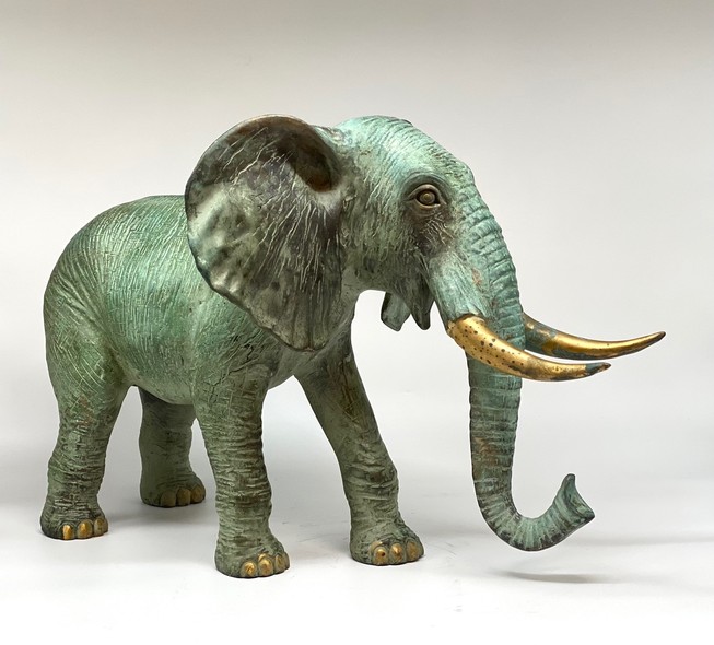 Antique Elephant sculpture