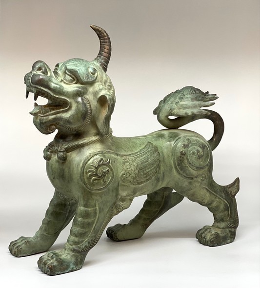 Antique sculpture "Qilin"