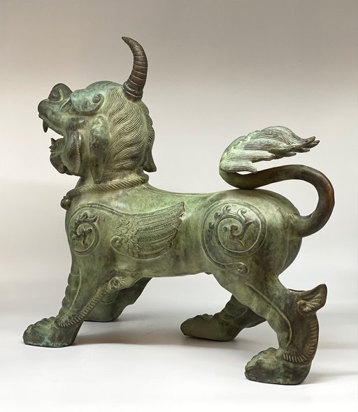 Antique sculpture "Qilin"