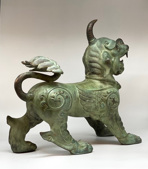 Antique sculpture "Qilin"