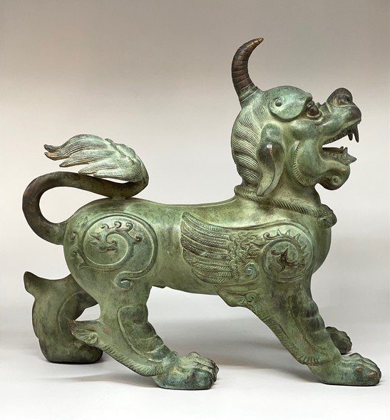 Antique sculpture "Qilin"