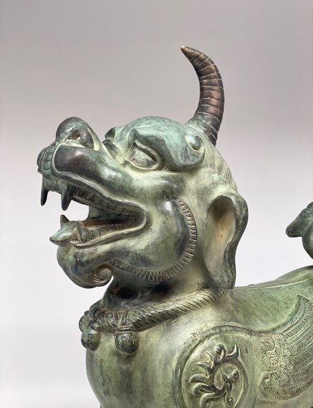 Antique sculpture "Qilin"