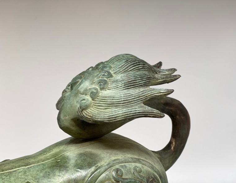 Antique sculpture "Qilin"