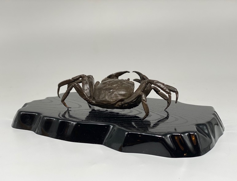 Antique crab figurine