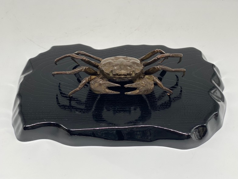 Antique crab figurine