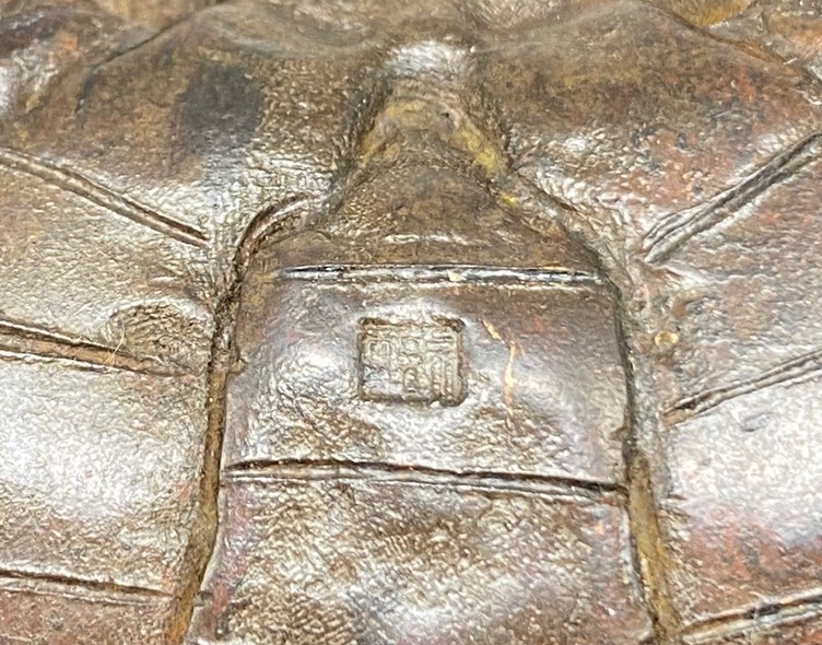Antique crab figurine