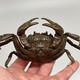 Antique crab figurine