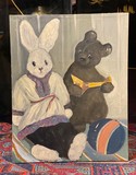 Картина «Зайка & мишка» Картина «Зайка & мишка»