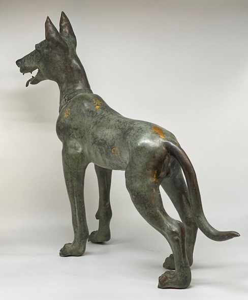 Antique figurine of a dog