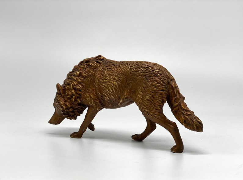 Vintage sculpture "Wolf"
