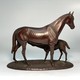 Antique composition
"Horse with a foal"