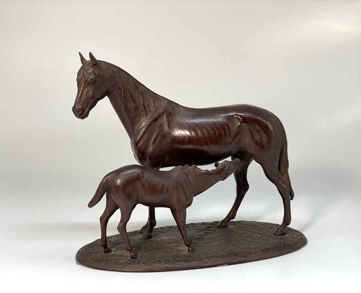 Antique composition
"Horse with a foal"