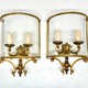 Antique Bronze Sconces, France