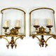 Antique Bronze Sconces, France
