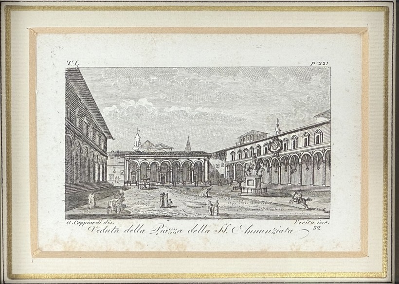 Antique paired prints