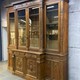 Огромный антикварный шкаф-витрина