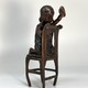 Vintage statuette "Girl on a chair"