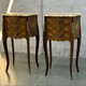 Paired bedside tables