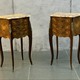 Paired bedside tables