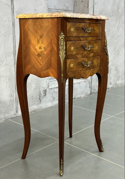 Paired bedside tables