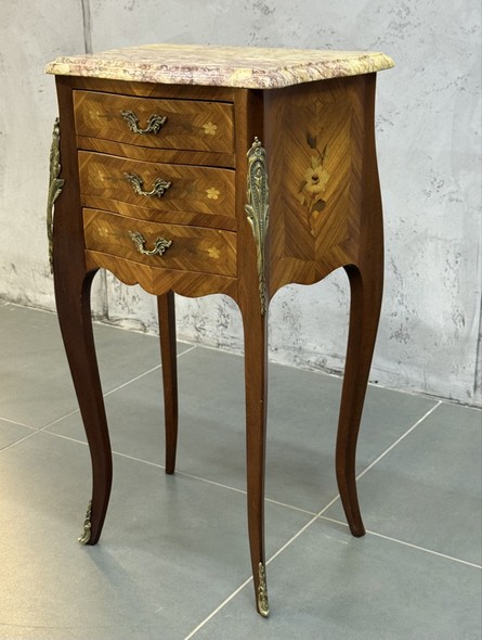 Paired bedside tables
