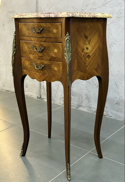 Paired bedside tables