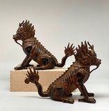 Винтажные скульптуры «Драконы-хранители» Винтажные скульптуры «Драконы-хранители»