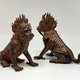Винтажные скульптуры «Драконы-хранители»