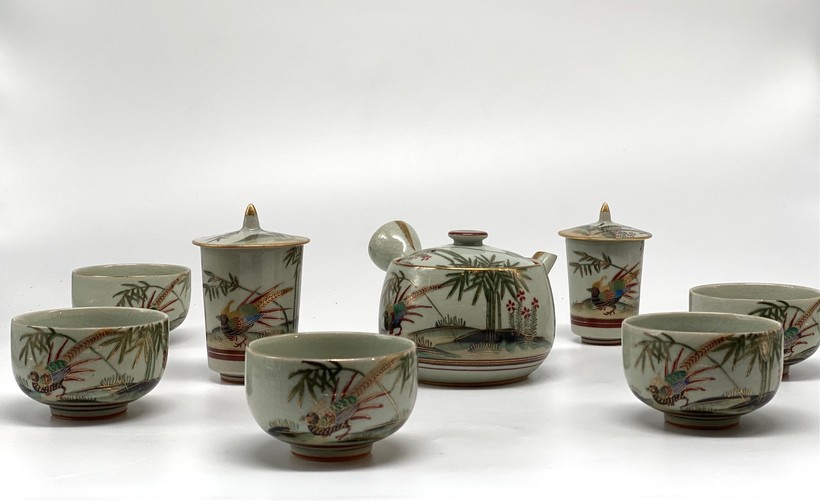 Antique Kutani tea set