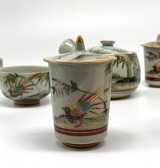 Antique Kutani tea set