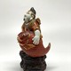 Paired sculptures "Ebisu and Daikoku"