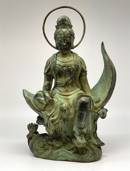 Rare antique sculpture "Avalokiteshvara"