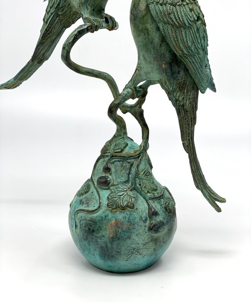 Vintage Incense Burner
"Parrots on a Pumpkin"